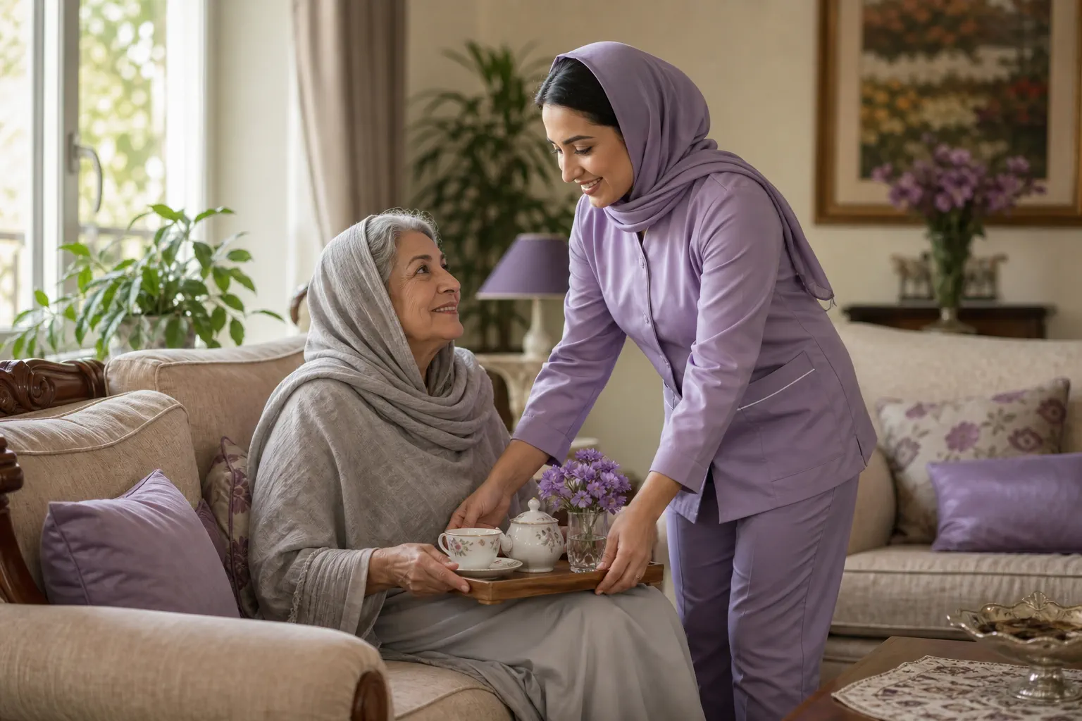 مراقبت و همراهی در منزل